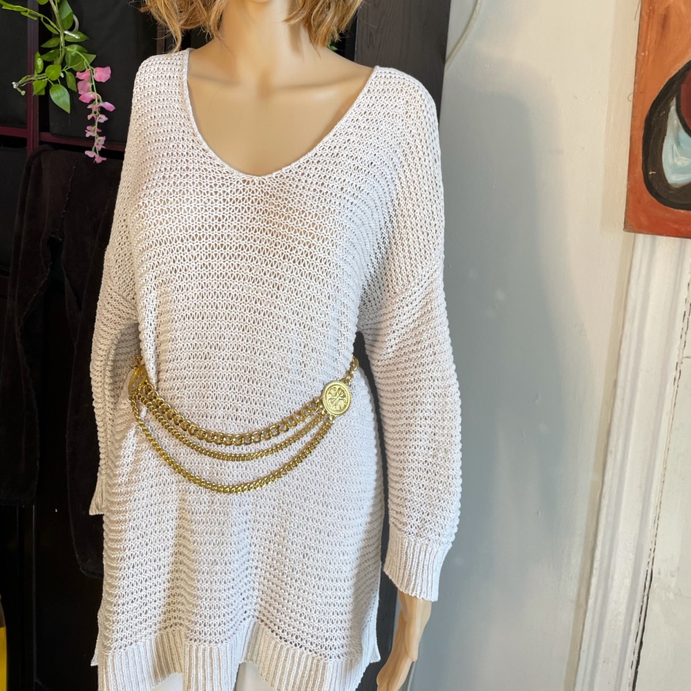 White knitted sweater/dress 💎